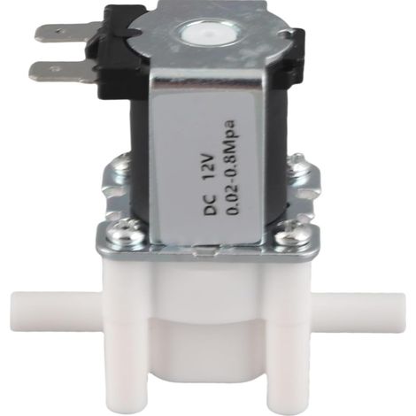 12 V N/C Normalement fermé, électrovanne d'entrée d'Eau à Insertion Rapide, Machine à Eau Pure, électrovanne 'Eau, Vanne électrique 'entrée 'Eau 12 V (1/5)