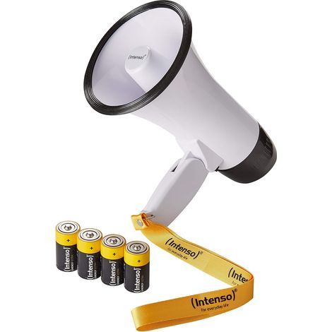 Megafon, Integrierte Sirene Megafone à Hand Modernes mit Recorder Vocal Lautsprecher Bullhorn 15w Megafon außen 14 x 225 x 13 (1/5)