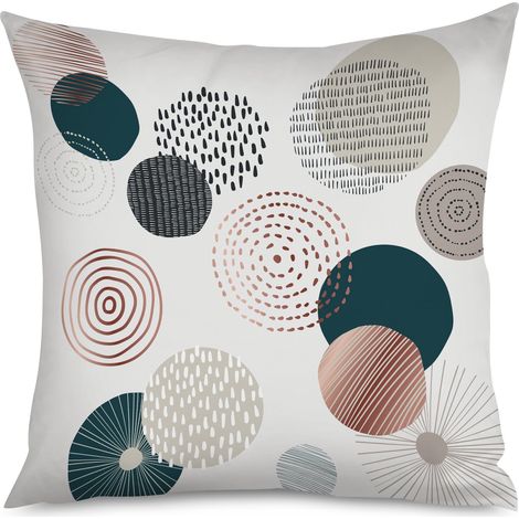 Housse de Coussin Style Géométrique Moderne (1/5)