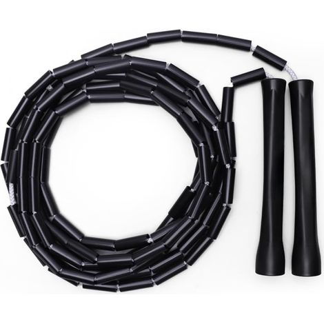 Rope de saut perlée réglable pour adultes, Rope de saut perlée de 3m avec poignées anti-éclaboussures et perles anti-éclaboussures (1/4)
