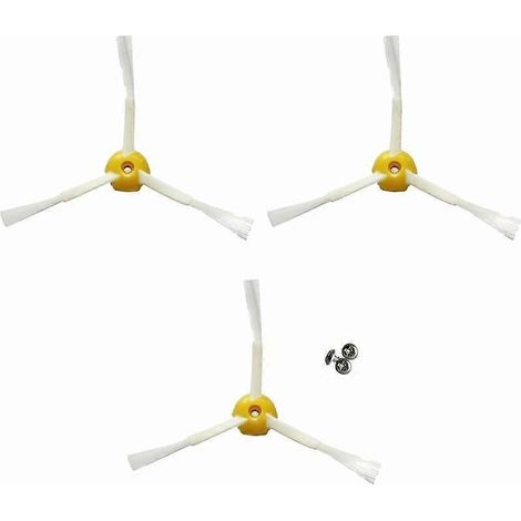 3-teiliges Set Kehrkantenbürsten - Dreieckbürste (Einzeln)