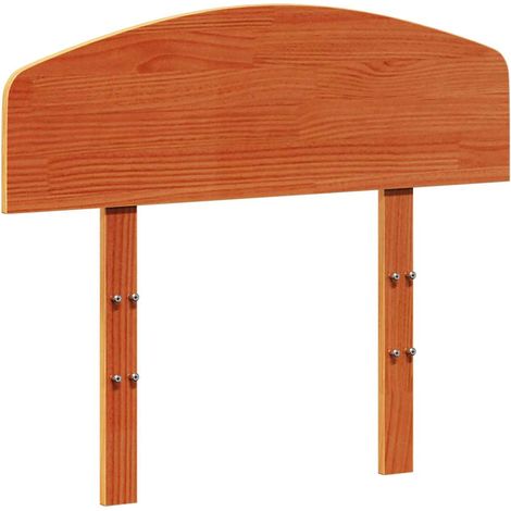 Maison Exclusive - Testiera Marrone Cera 75 cm in Legno Massello di Pino (1/5)