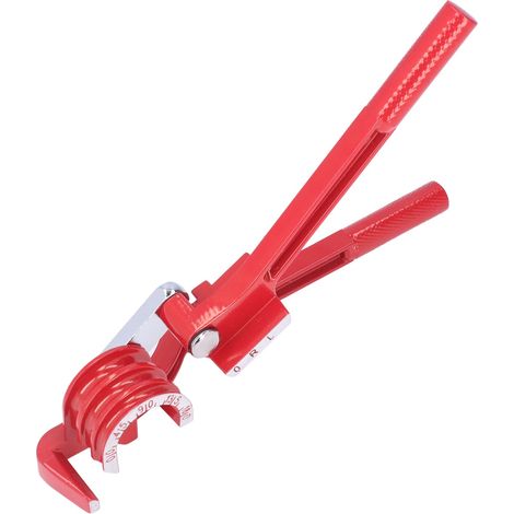 Cintreuse de tubes 3 po 1 1/4 po 5/16 po 3/8 po 0-180 degrés Outils de cintrage de tubes en cuivre Rouge