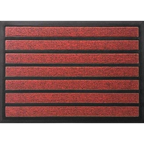 idmat Tappeto Combi assorbente Rosso 40 x 60 cm