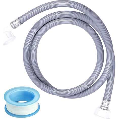 Rallonge Tuyau Machine à Laver Tuyau Lave Vaisselle 3/4" Tuyaux Machine a Laver Arrivee d Eau Tuyau Alimentation Machine a Laver pour Lave-Vaisselle (1/5)