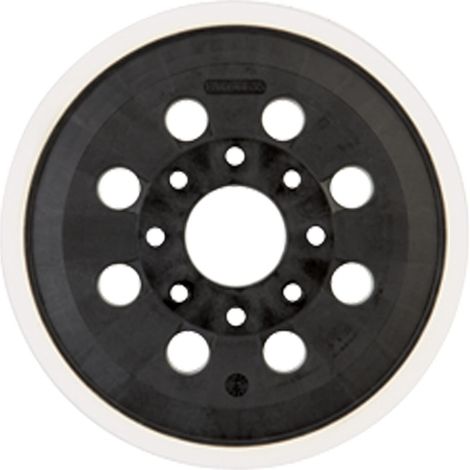 5 in. Soft Hook-and-Loop Sanding Pad, Polissage sans rayures, forte compatibilité.