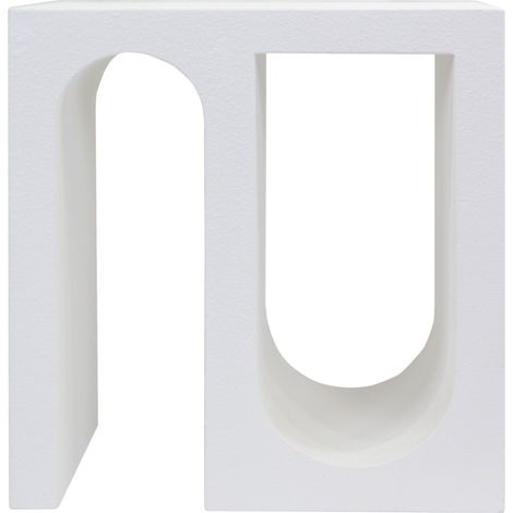 Comodino Camera da letto Mobili Rebecca Linnea 55x50x26 MDF Bianco Moderno