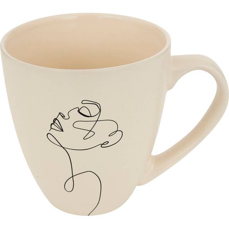 Mug Visage L14,7xp10,8xH11,8cm - Atmosphera créateur d'intérieur (1/3)