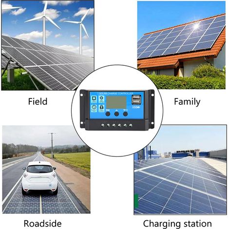 Kit panneaux solaires flexibles portables 300W polysilicium avec contrôleur 10A - Double port USB