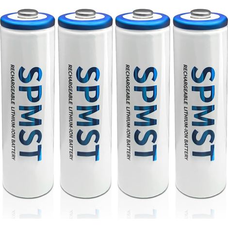 Rechargeable AA Batteries, 4 Sets of 3600mWh 1.5V Lithium Batteries - Suitable for Most Electronic Devices Such as Toys, Electronic Door Locks, Game Controllers, Cameras, Microphones, etc. (1/5)
