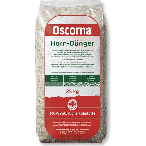 Oscorna Horngrieß 25 kg Obstdünger Blumendünger Ziergartendünger Universaldünger (1/3)