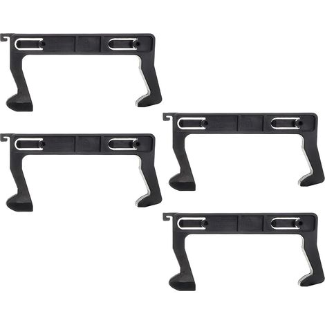 Lot de 4 Crochets de Porte pour Micro-ondes, Loquets de Remplacement Universels, Ressorts de Verrouillage Solides, Accessoires Compatibles pour Réparation de Four à