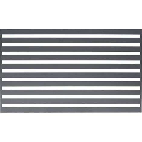 Polbram Zaunfeld Lean 120 200 x 120 cm, RAL-Farbe 7016 Zierzäune