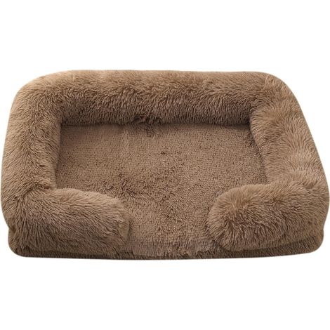 Divano letto per animali domestici, comodo divano per cani e gatti, con fodera sfoderabile e lavabile e fondo antiscivolo (dimensioni L 80 x 53 x 15 cm). (1/5)