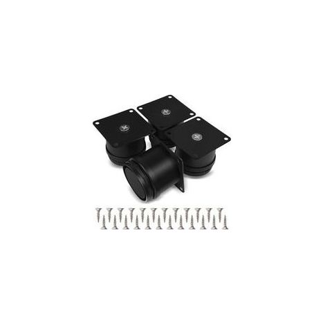 BRAVIX Lot de 4 Pieds de Meuble, 50mm Reglable Pied de Table Acier Inoxydable, Pied Meuble Salle de Bain Bureau Meuble Cuisine, ,noir (1/4)