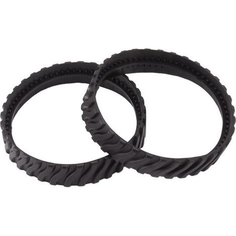 Lot de 2 Chenilles pour Nettoyeur de Piscine de Rechange pour Nettoyeur de Piscine Piste en Caoutchouc Piste de Pneu pour Zodiac MX8 MX6 Robots Aspirateurs de Piscine Pièces de (1/5)