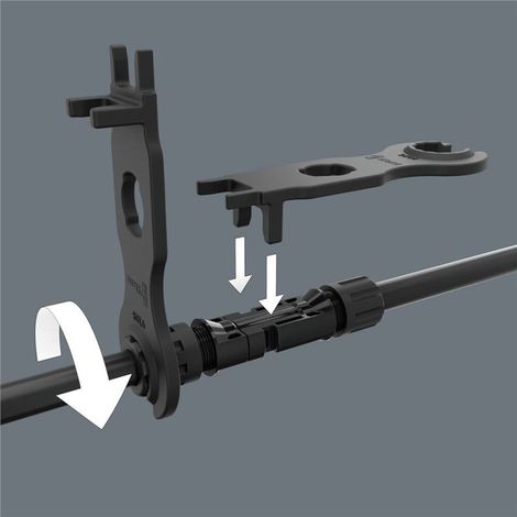 Wera  9108/2  Set Llave  de montaje  para conectores  MC4 -  05136700001