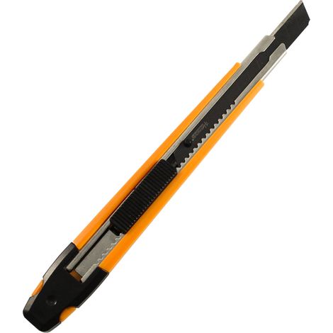 HOTECHE cutter mini 9mm abs y acero , Cutter mini de 9mmAuto cierreABS y aceroLigero y práctico. (1/2)