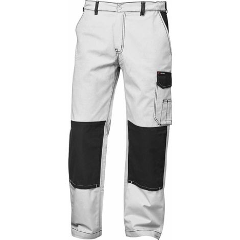 Gr .42 MONS TWILL-BUNDHOSE weiß MONS TWILL TROUSERS (1/2)