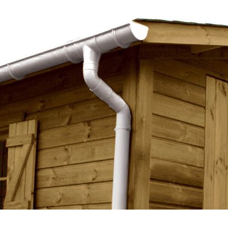 Kit gouttière pour abri de jardin en bois