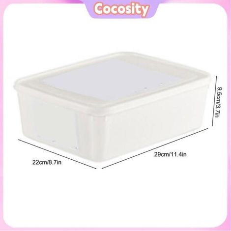 Boîte De Rangement Pour Réfrigérateur - PE PP Alimentaire - Étanche Et Scellée - Pour Lait Maternel Et Aliments Frais - 4,5 L (1/5)