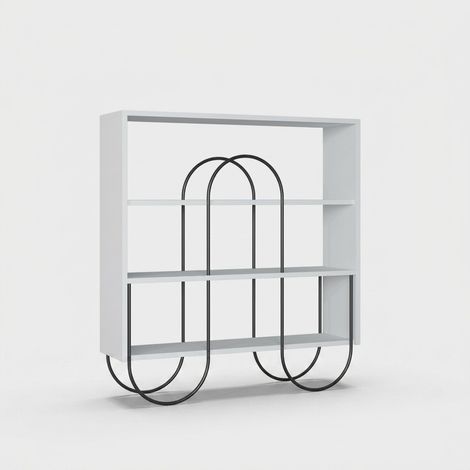 Moderne Konsolen-Bücherregale mit Metallregalen Norfolk (1/3)