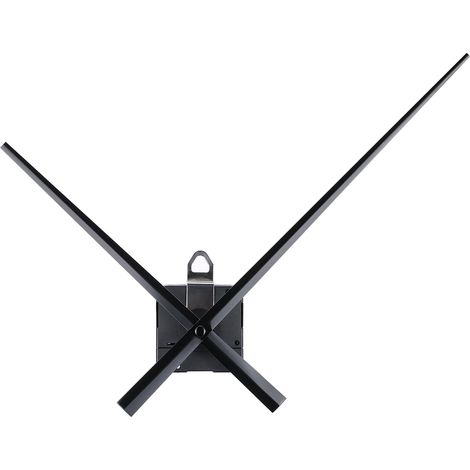 Mouvement Horloge Quartz - 1 Unité - Plastique Aluminium - Couple Élevé - DIY Horloge Murale - Axe 20mm Aiguilles 243mm (1/5)