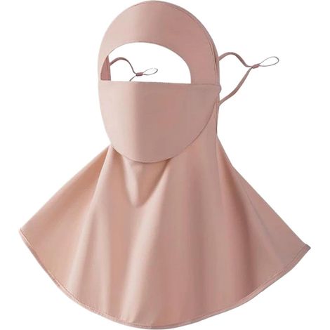 Protection UV Visage Cache Visage Sport Bandes Réglables Oreilles Respirant Lavable Trou Boisson Tennis Randonnée Vélos Travail (1/5)