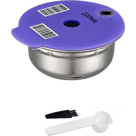 Capsule café dosette pour Bosch Tassimo machine rechargeable filtre dosette silicone couvercle 220Ml café espresso (1/5)