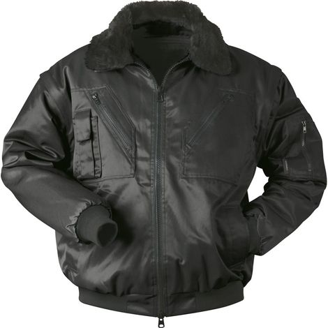 Norway Pilotenjacke RONDANE abnehmbare Ärmel Gr. 4XL schwarz (1/3)