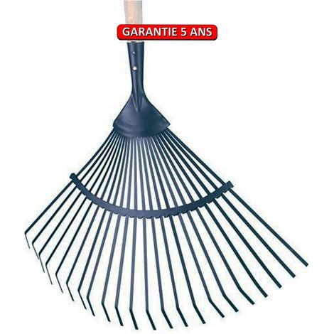 OUTILS PERRIN Balai à gazon dents plates sans manche (1/4)