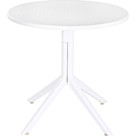 Mesa Metal Pp 80X80X75 Reciclado Blanco (1/5)