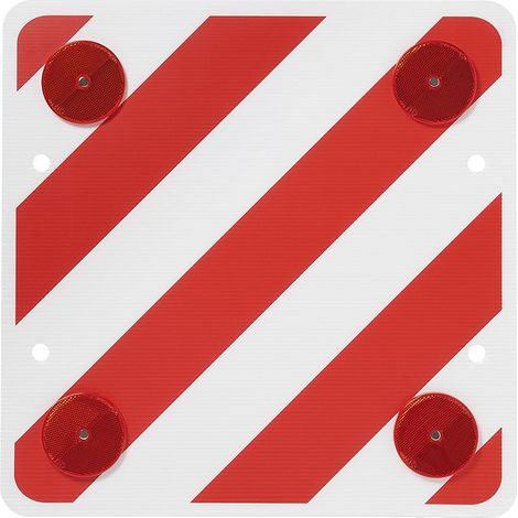 Heckwarnschild aus kunststoff 50x50cm mit reflektoren 1682783 1682783 (1/5)