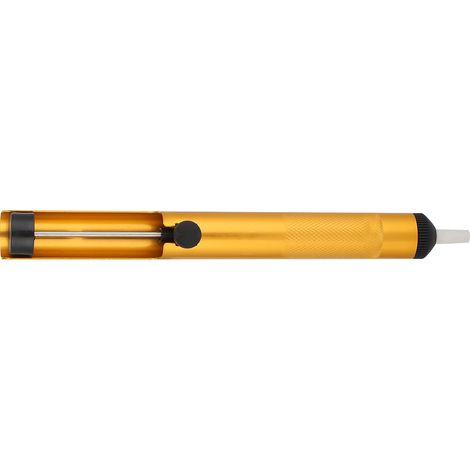 Pompe à dessouder manuelle en 3 pièces, pistolet à aspiration d'étain, outil manuel pour retirer la soudure (aluminium doré) (1/5)