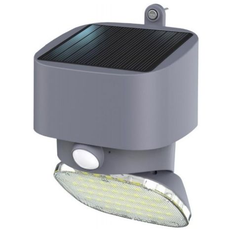 Applique solaire BF-TWIST2 orientable veille 50 lm + détection 2000 lm 3000K IP65 - IK10 - BF LIGHT (1/5)