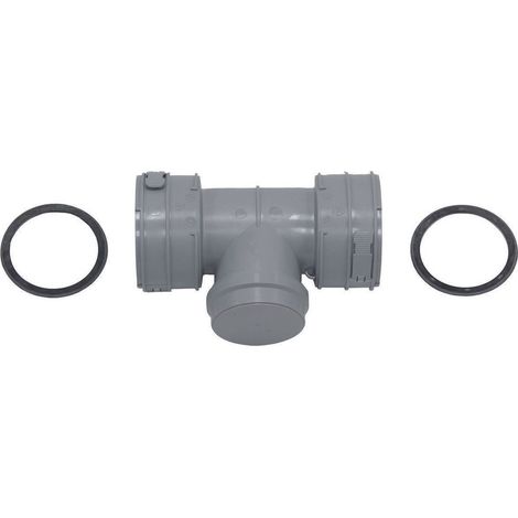 Vaillant Set 2 Elemento di ispezione, caldaia a cond. per condotto di scarico flessibile DN 80, PP, 303511