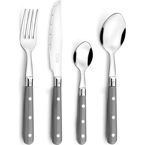 Ménagère 24 couverts Pour 6 personnes, Rouge (1/5)