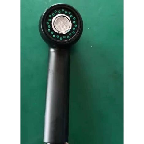 Douchette extractible, mitigeur de cuisine, douche de cuisine monocommande, 18,5 cm, noir (1/4)
