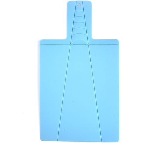 Lntyq Faltbares Schneidebrett - Blau, 38 x 21,5 cm, für Küche, Picknick, Schneiden von Obst, Gemüse, Fleisch (1/3)