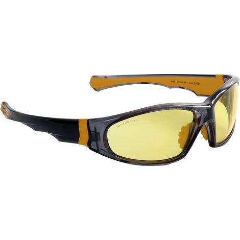 Sicherheitsbrille Eagle ergonomisches Modell gelb Polycarbonat (1/5)
