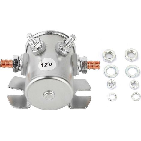 Relais à aimant permanent isolateur 4 pôles 12 V 24059‑BP pour voiturettes de golf, treuils et bateaux (1/4)