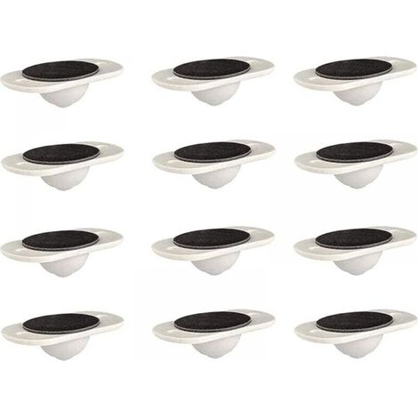 12 Pièces Poulie Universelle Rouleaux De Roue Inférieure De Meubles, roulettes Auto-adhésives pour Fond De Poubelle De Tiroir D'armoireRoulettes (1/4)