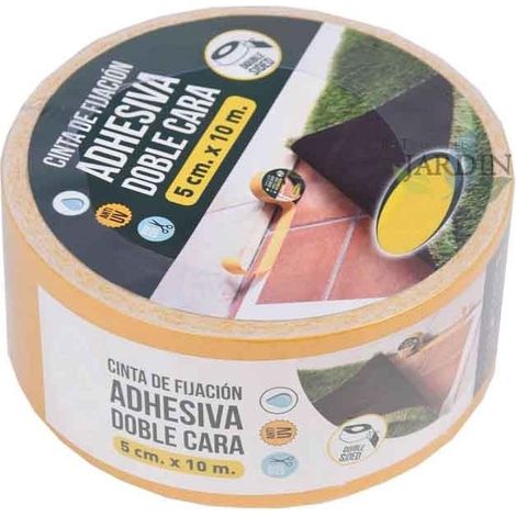 Cinta Adhesiva para Cesped Artificial doble cara 5 cm x 10 metros  Banda de Unión Interior y Exterior para Cesped Artificial