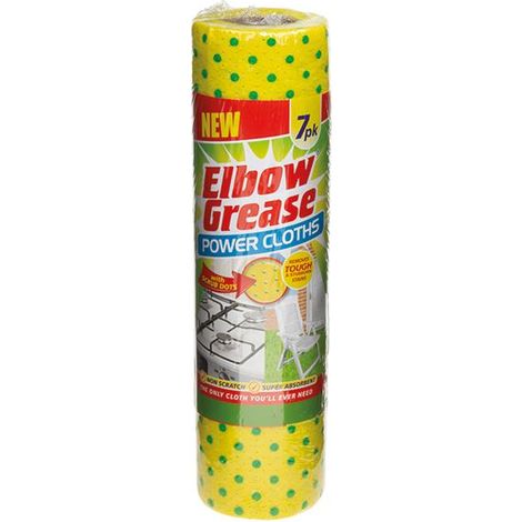 Elbow EG21 Elbow Grease Power Cloths x 7 EG21 ELB1391
