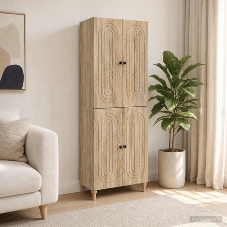 vidaXL Cabinet Set 2 pcs Engineered Wood (1/5)