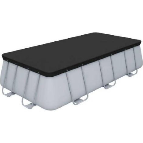Bâche 4 saisons pour piscine hors sol rectangulaire – 396 x 185 cm – résistante UV et étanche – compatible Power Steel™ 404x201 & 412x201