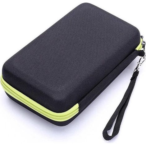 Housse de transport rigide - Pochette de voyage de luxe - Pour rasoir Philips OneBlade - Noire - Protection (1/2)
