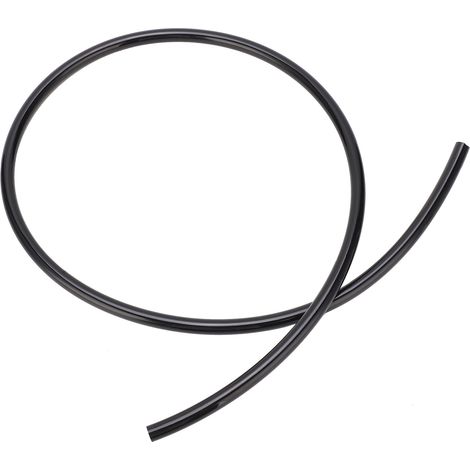 Tuyau Flexible TPU Noir pour Compresseur, Carburant et Produits Chimiques, Diamètre 6x4 mm, Longueur 10 mètres