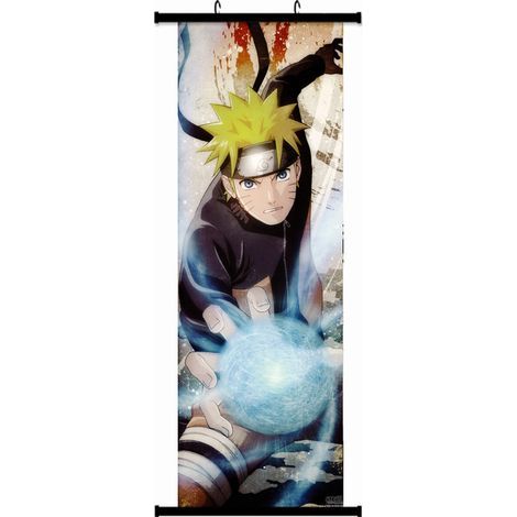 Poster Naruto, grand poster BD, Naruto Itachi Uchiha, décoration murale tissu, 90 x 30 cm-Chrom