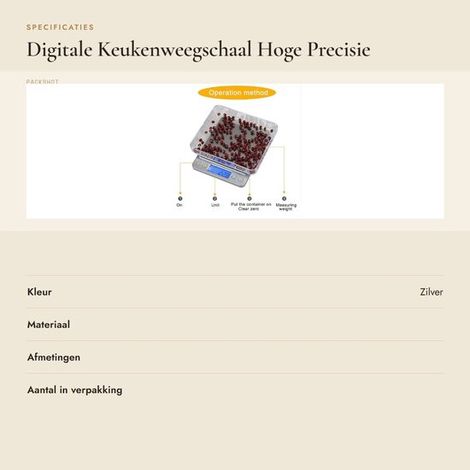 NTH Produkte Digitale Präzisions-Küchenwaage Edelstahl LCD-Anzeige Hohe Genauigkeit 500 g 0 01 g Superflaches Design Energiesparend Digitale 0,01 g (1/5)